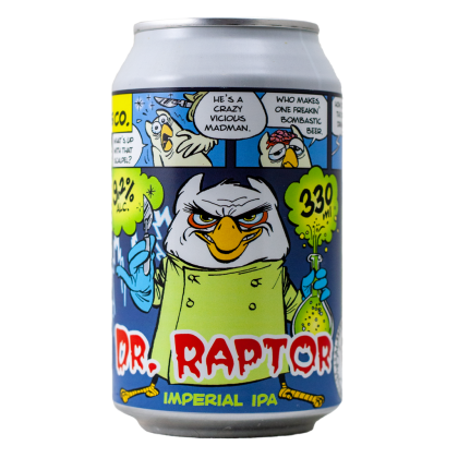 Dr.Raptor - Uiltje - Lattina da 33 cl