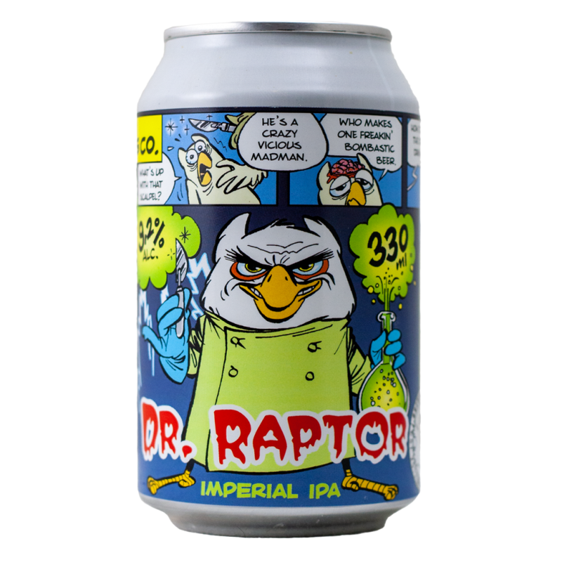 Dr.Raptor - Uiltje - Lattina da 33 cl