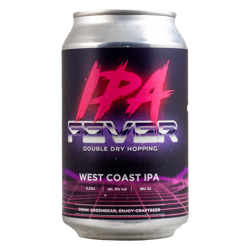Fever IPA - Orso Verde - Lattina da 33 cl Fever IPA - Orso Verde - Lattina da 33 cl