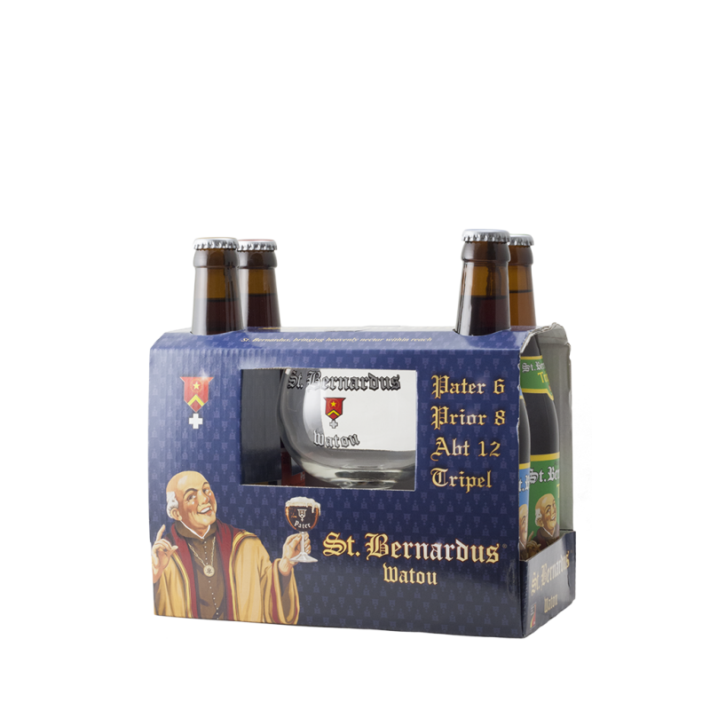 St.Bernardus - Confezione 4x33 con bicchiere
