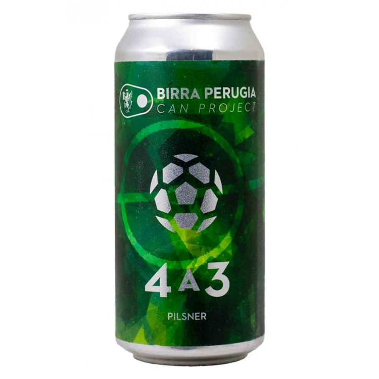 4 a 3 - Birra Perugia - Lattina da 44 cl 4 a 3 - Birra Perugia - Lattina da 44 cl