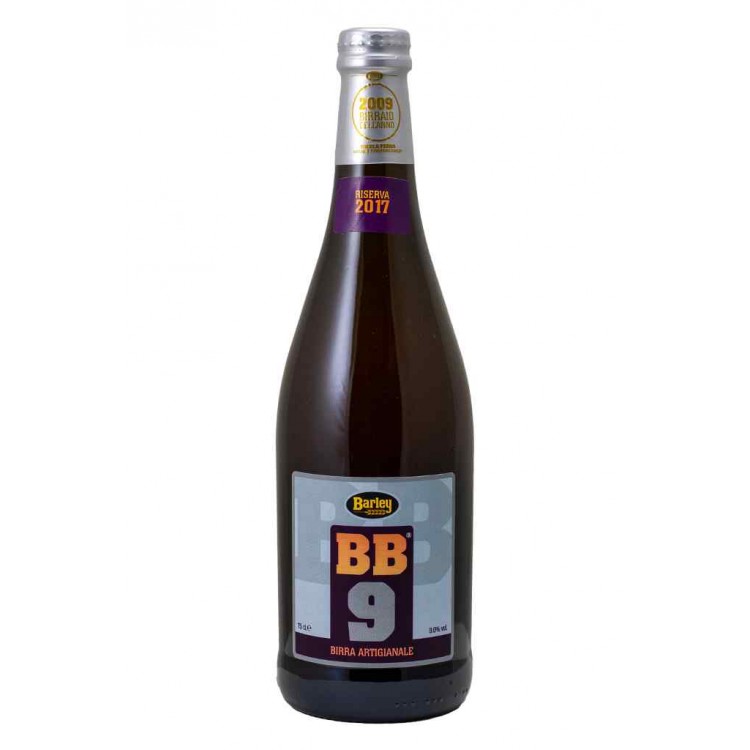 BB9 Riserva 2017 - Birrificio Barley - Bottiglia da 75 cl BB9 Riserva 2017 - Birrificio Barley - Bottiglia da 75 cl