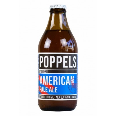 American pale Ale - Poppels Bryggeri - Bottiglia da 33 cl