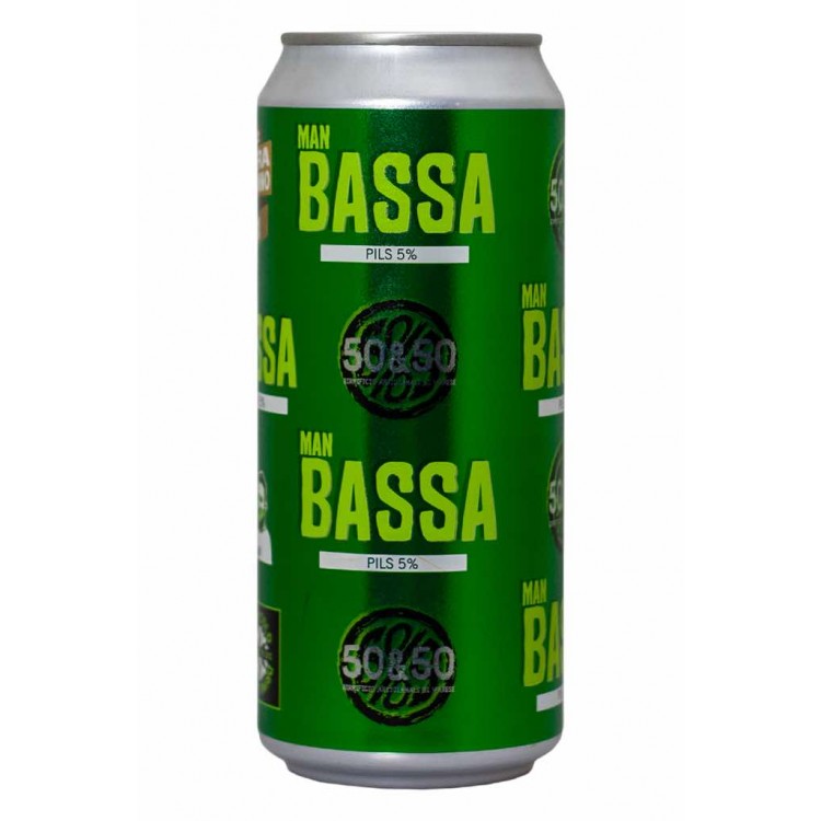 Man Bassa - 50&50 - Lattina da 40 cl Man Bassa - 50&50 - Lattina da 40 cl