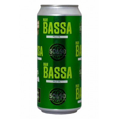 Man Bassa - 50&50 - Lattina da 40 cl