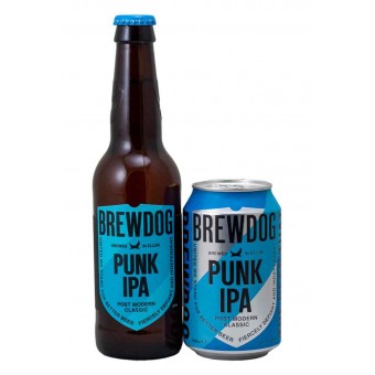 Brewdog - Punk IPA - Bottiglia e lattina da 33 cl