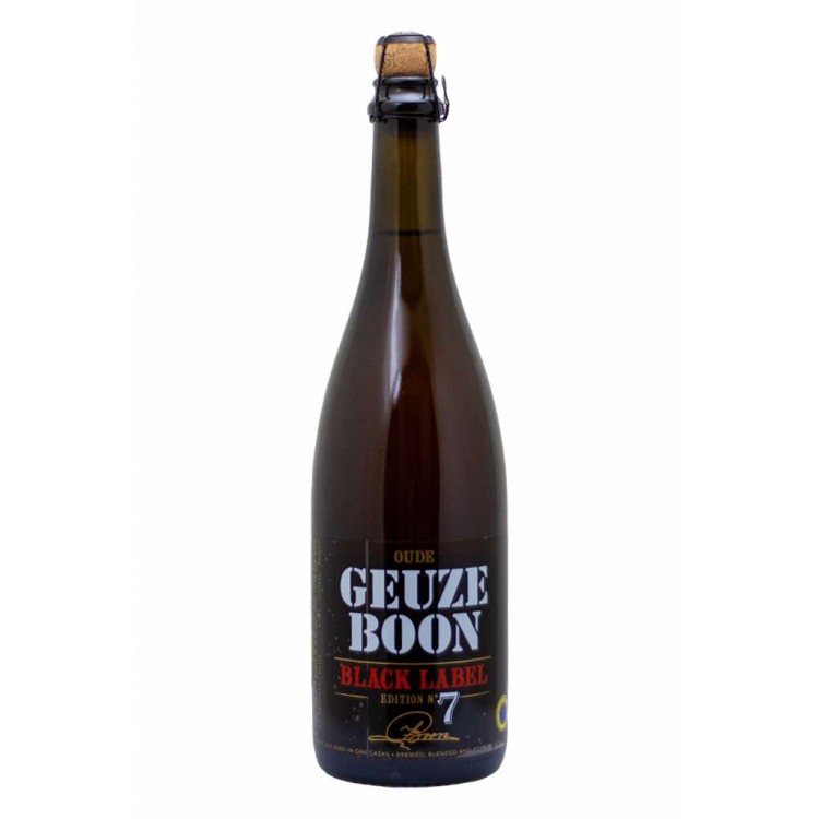 Oude Geuze Black Label n°7 - Boon - Bottiglia da 75 cl Oude Geuze Black Label n°7 - Boon - Bottiglia da 75 cl