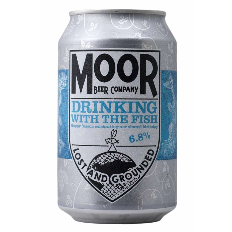 Moor Beer - Drinking with the fish - Lattina da 33 cl Moor Beer - Drinking with the fish - Lattina da 33 cl