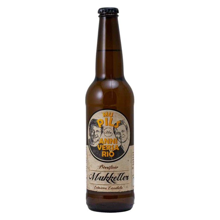 Mu Pils Anniversario - Mukkeller - Bottiglia da 50 cl Mu Pils Anniversario - Mukkeller - Bottiglia da 50 cl