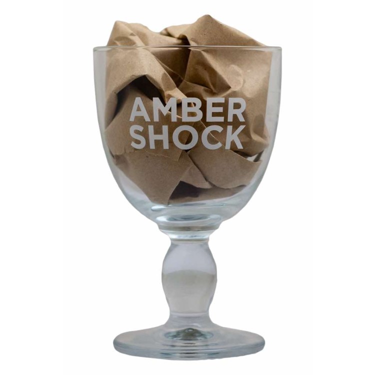 Bicchiere Amber Shock - Birrificio Italiano - Capacità 30cl Bicchiere Amber Shock - Birrificio Italiano - Capacità 30cl