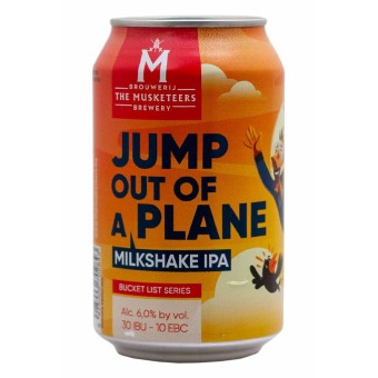 Jump out of a plane - The Musketeers - Lattina da 33 cl