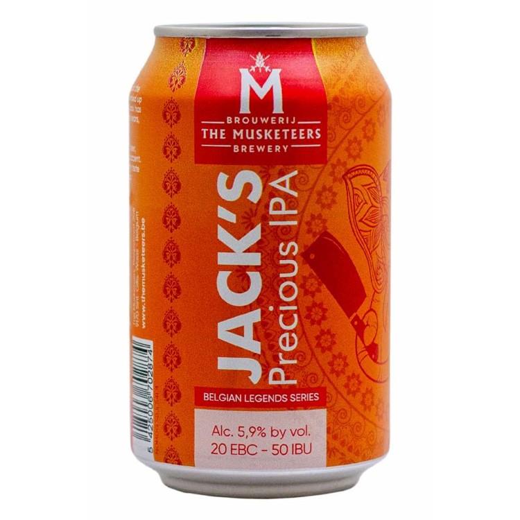 Jack Precious IPA - The Musketeers - Lattina da 33 cl Jack Precious IPA - The Musketeers - Lattina da 33 cl