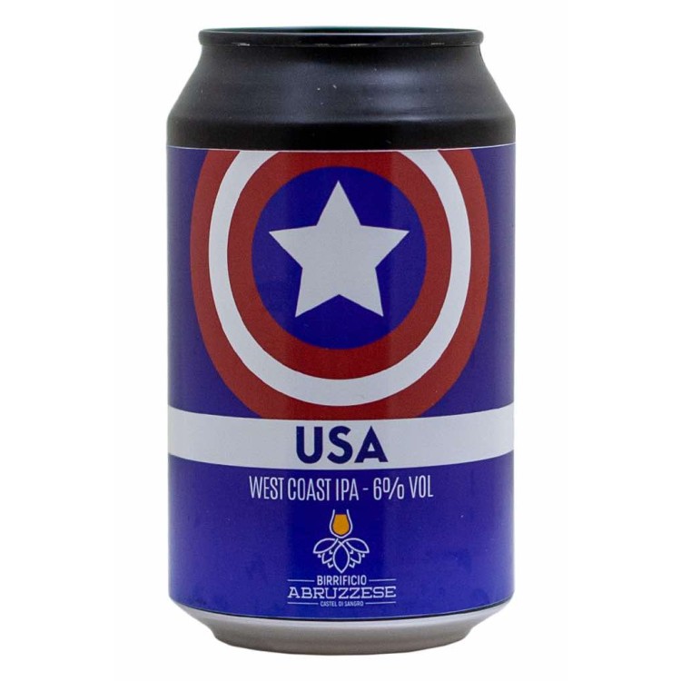 USA - Birrificio Abruzzese - Lattina da 33 cl USA - Birrificio Abruzzese - Lattina da 33 cl