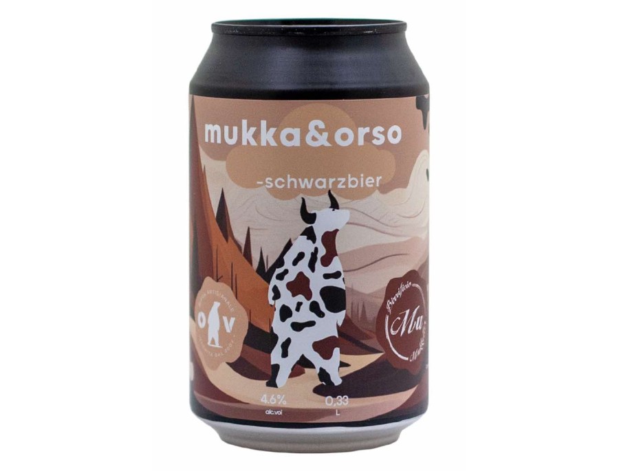 Mukka&Orso - Orso Verde e Mukkeller - Lattina da 33 cl