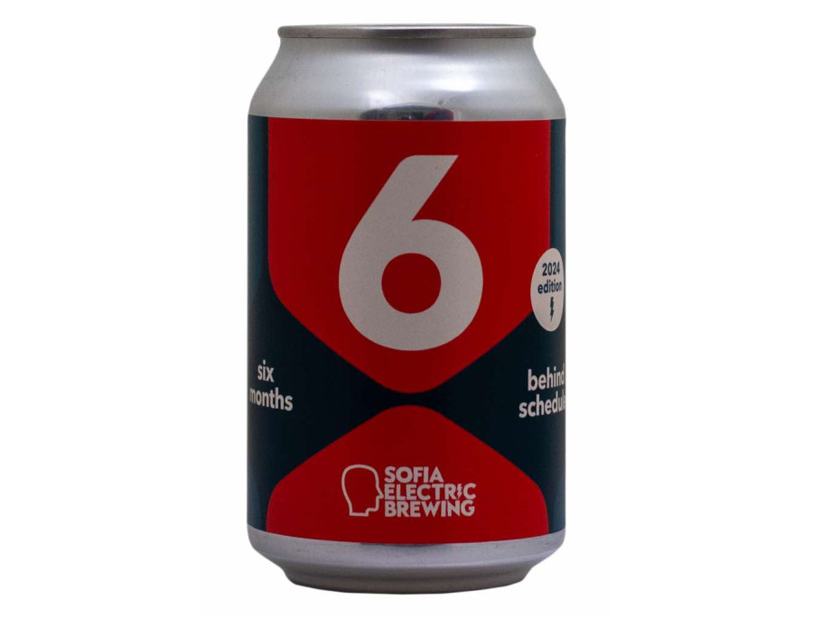 6 Months Behind Schedule 2024 - Sofia Electric Brewing - Lattina da 33 cl