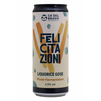 Cà del Brado - Felicitazioni Liquorice - Lattina da 33 cl
