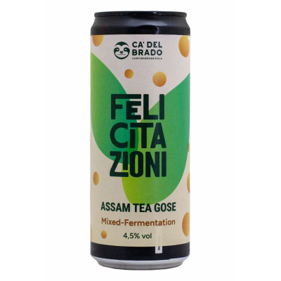 Felicitazioni Assam Tea - Cà del Brado - Lattina da 33 cl