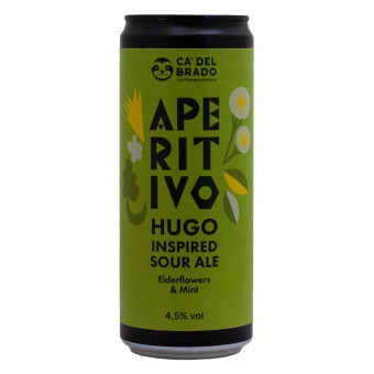 Aperitivo Hugo - Cà del Brado - Lattina da 33 cl
