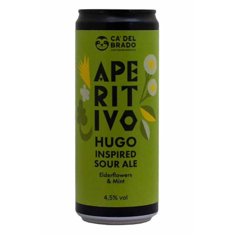 Aperitivo Hugo - Cà del Brado - Lattina da 33 cl