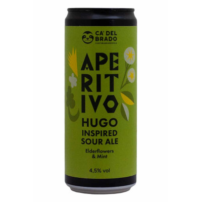 Aperitivo Hugo - Cà del Brado - Lattina da 33 cl