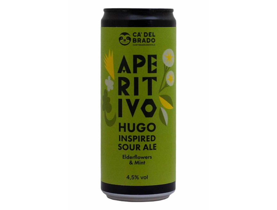 Aperitivo Hugo - Cà del Brado - Lattina da 33 cl