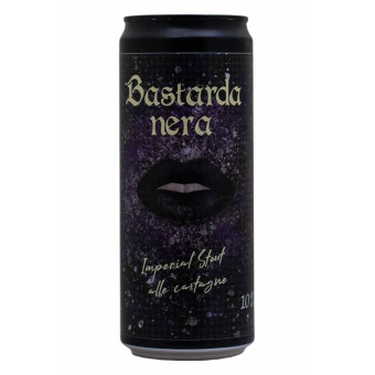 Bastarda Nera - Birra Amiata - Lattina da 33 cl