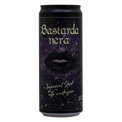 Bastarda Nera - Birra Amiata - Lattina da 33 cl