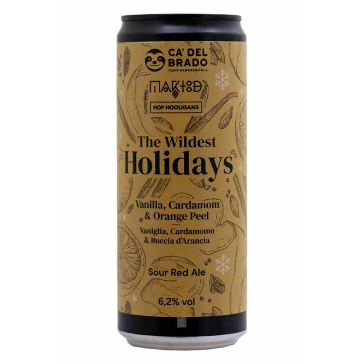 The wildest holidays - Vaniglia, cardamomo e buccia d'arancia - Cà del Brado - Lattina da 33 cl