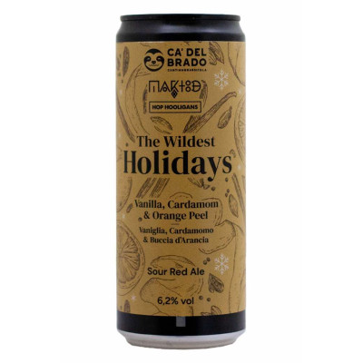 The wildest holidays - Vaniglia, cardamomo e buccia d'arancia - Cà del Brado - Lattina da 33 cl
