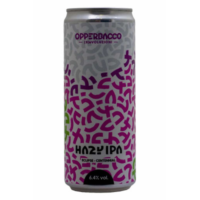 Hazy IPA Eclipse Centennial - Opperbacco  Lattina da 33 cl