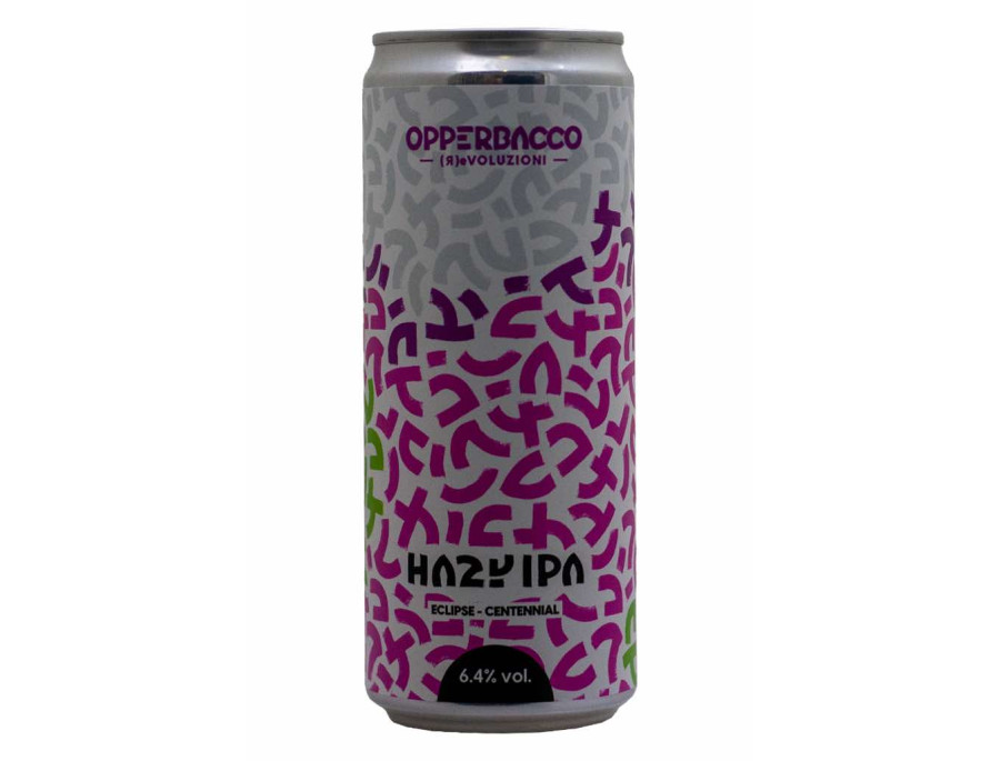 Hazy IPA Eclipse Centennial - Opperbacco  Lattina da 33 cl
