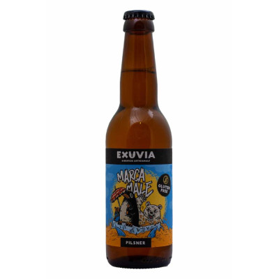 Marca Male gluten free - Exuvia - Bottiglia da 33 cl