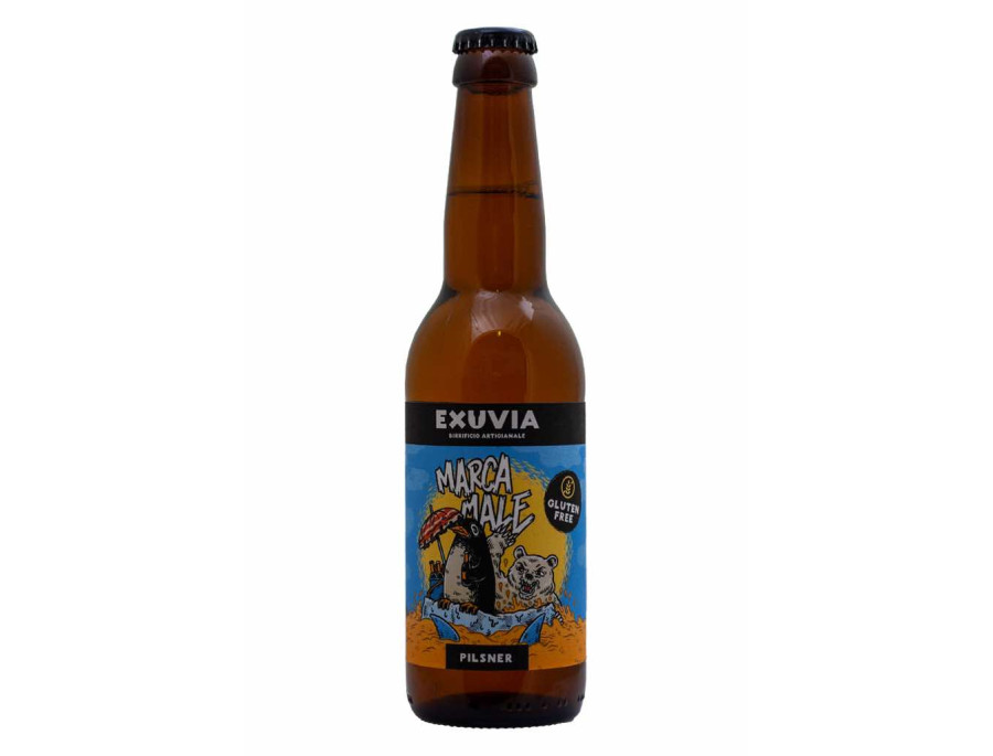 Marca Male gluten free - Exuvia - Bottiglia da 33 cl