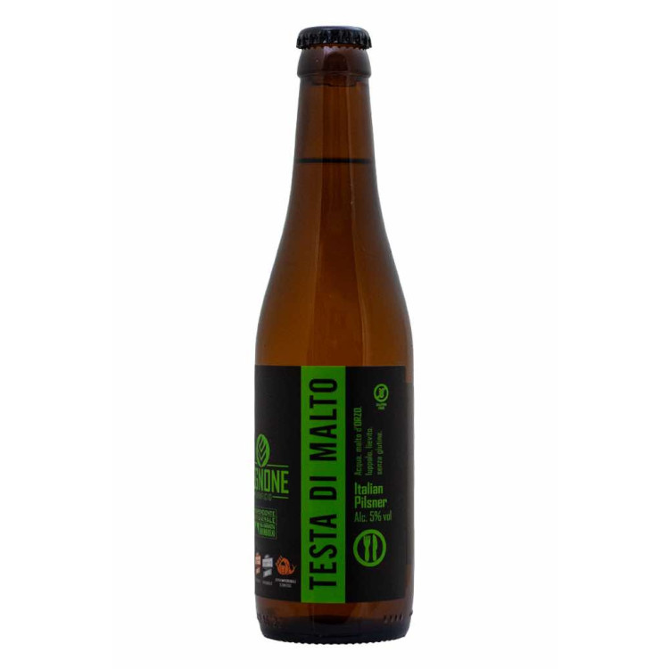 Testa di Malto - Birrificio Legnone - Bottiglia da 33 cl