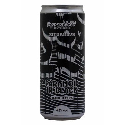 Paranoid in black - Opperbacco e Ritual Lab - Lattina da 33 cl
