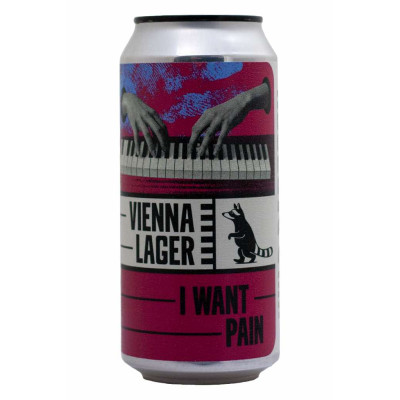 I want pain - Wild Raccoon - Lattina da 44 cl