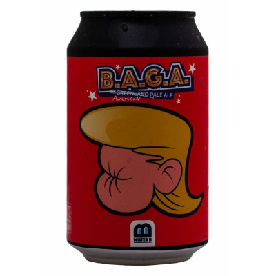 B.A.G.A. - Mister B - Lattina da 33 cl